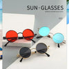 Retro Round Metal Sunglasses with UV400 Protection
