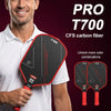 Carbon Fiber Pickleball Paddle with Textured Surface
