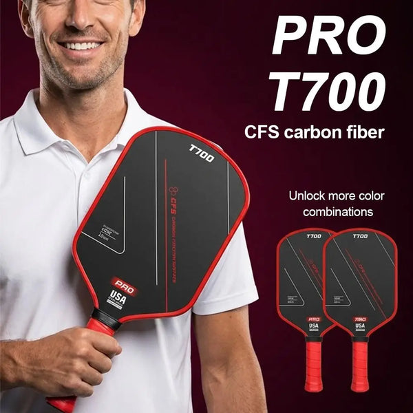 Carbon Fiber Pickleball Paddle with Textured Surface