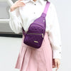 Nylon Crossbody Chest Bag for Women – Large Capacity, Adjustable Strap