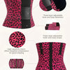 Leopard Print Waist Trainer with Double Belt Closure