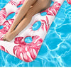 Striped Inflatable Pool Hammock for Adults