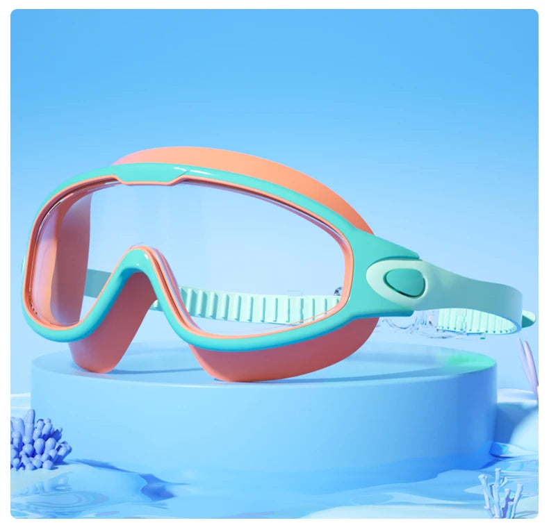Kids Anti-Fog Swim Goggles with UV Protection