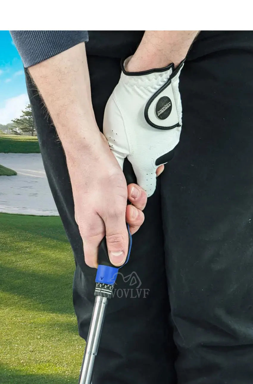 Golf Club Training Grip Aid for Posture and Alignment