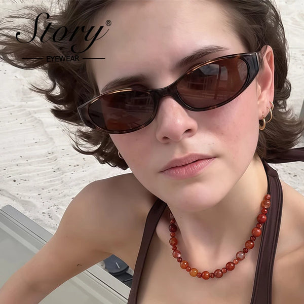 Retro Tortoiseshell Oval Sunglasses