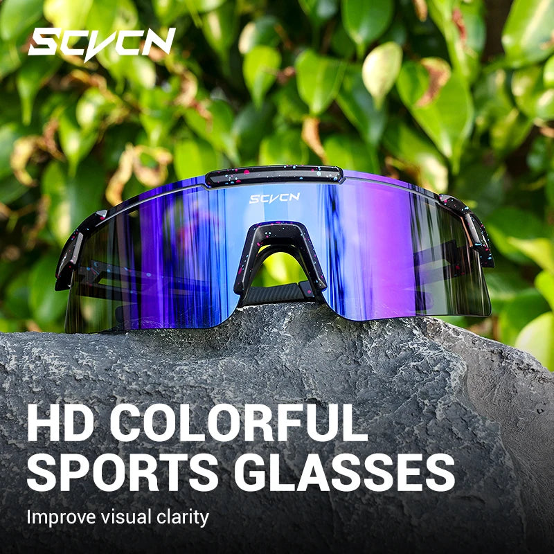 UV400 Performance Cycling Sunglasses with TR-90 Frame