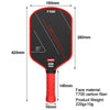Carbon Fiber Pickleball Paddle with Textured Surface