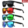 Classic Square Polarized Sunglasses with UV400 Protection for Driving, Fishing & Outdoor Wear