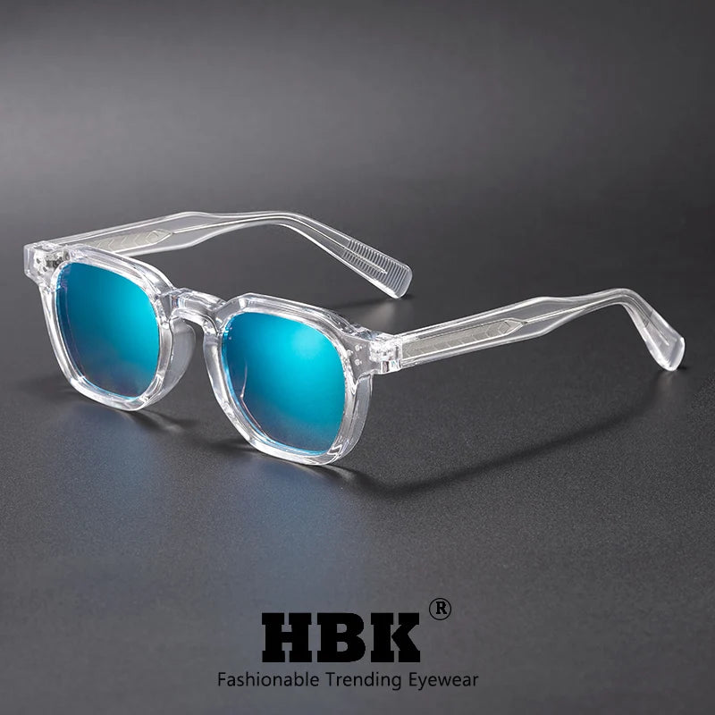 Retro Classic Square Frame Sunglasses with UV400 Protection