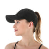Quick-Dry Mesh Ponytail Baseball Cap