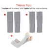 Trois styles de manches de protection anti-UV grises, individuelles et paires.