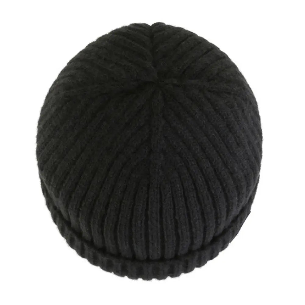 Fleece-Lined Knit Beanie for Men and Women