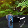 UV400 Cycling Sunglasses with Blue Mirror Lens