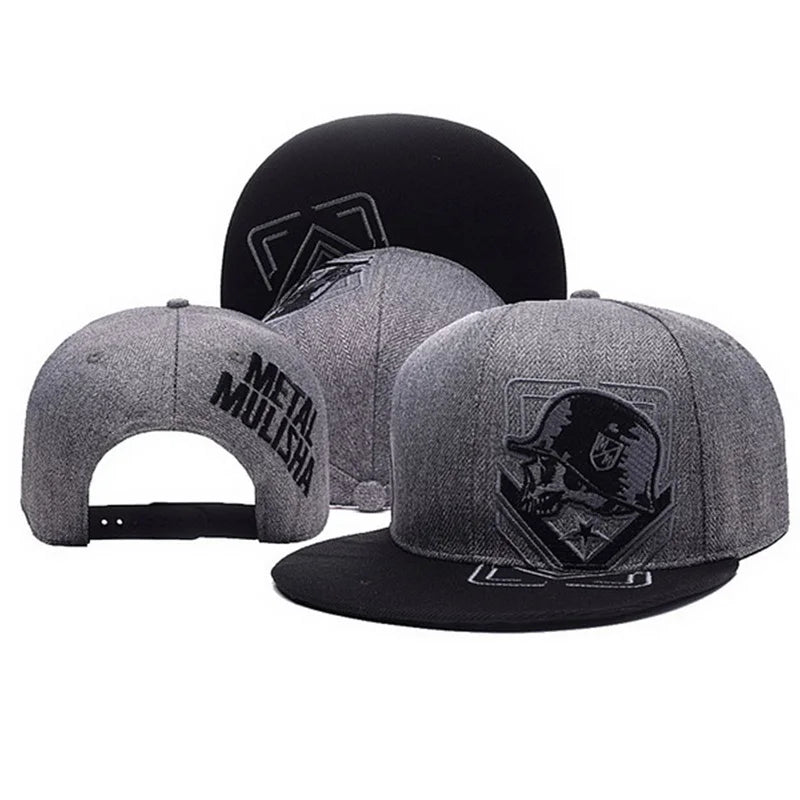 Embroidered Snapback Baseball Cap