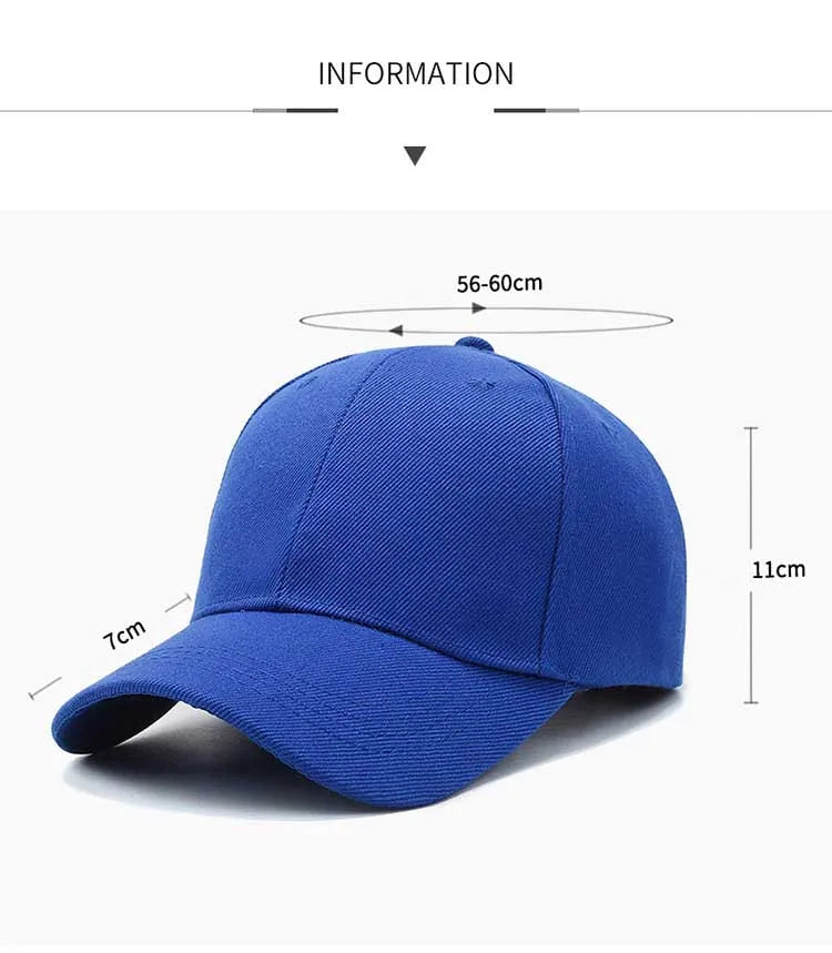 Classic Adjustable Baseball Cap – Unisex Everyday Snapback