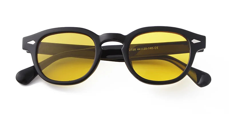Retro Round Sunglasses with UV400 Protection