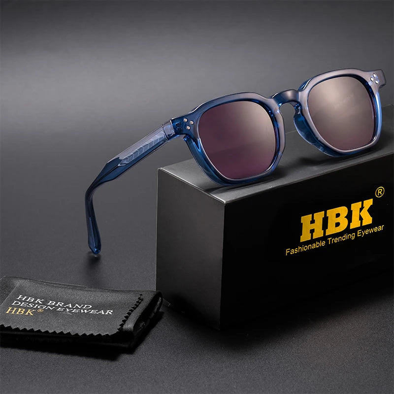 Retro Classic Square Frame Sunglasses with UV400 Protection