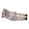A pair of unisex cooling arm sleeves featuring a camouflage pattern with shades of gray and green.