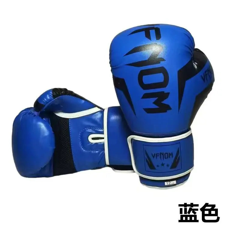Professional PU Leather Boxing Gloves for Training and Sparring