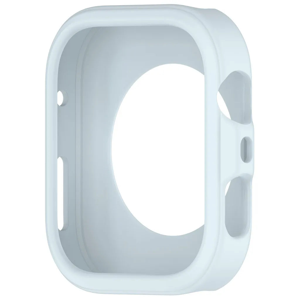 Coque de protection en silicone blanc pour une Huawei Watch Fit 4 ou Pro.