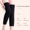 Black thickened and upgraded wool knee warmers for legs