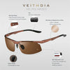 Rimless Polarized Sunglasses for Men | Lightweight Aluminum-Magnesium Frame with UV400 Protection