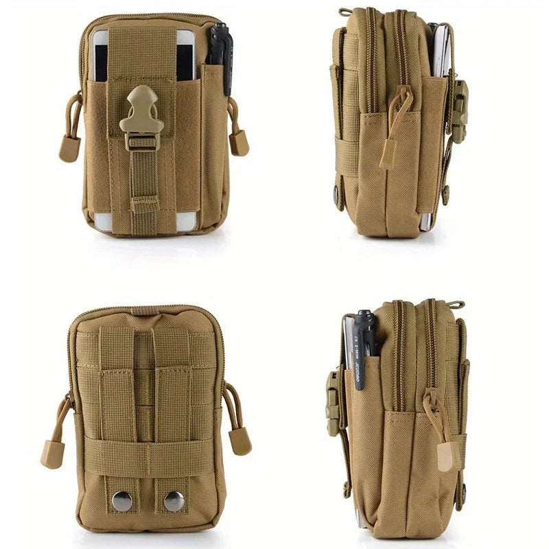 Multi-Layer Water-Resistant Waist Pack for Travel & Outdoor Activities