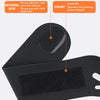 Black orthopedic thumb tendon sheath wrist guard with a textured surface and a flexible insert.