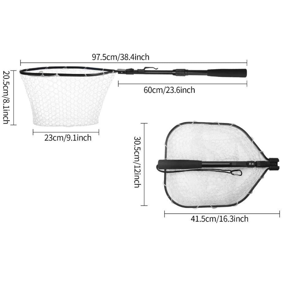 Aluminum Alloy Telescoping Fishing Landing Net