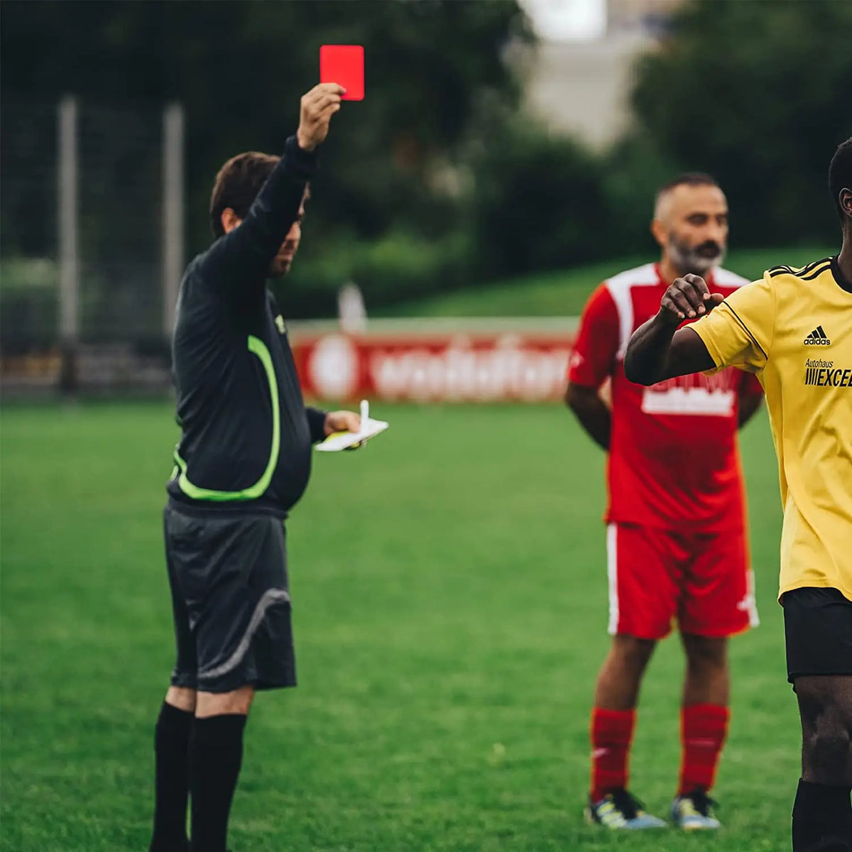 Complete Referee Kit with Whistle, Cards, and Notebook