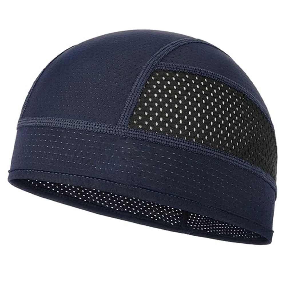 Breathable Mesh Cycling Skull Cap with Sweat-Wicking Liner