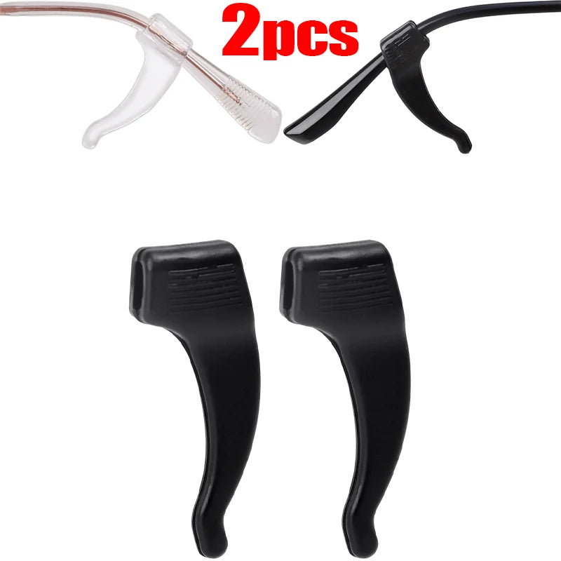Silicone Anti-Slip Glasses Ear Hooks – Ergonomic Eyewear Grips