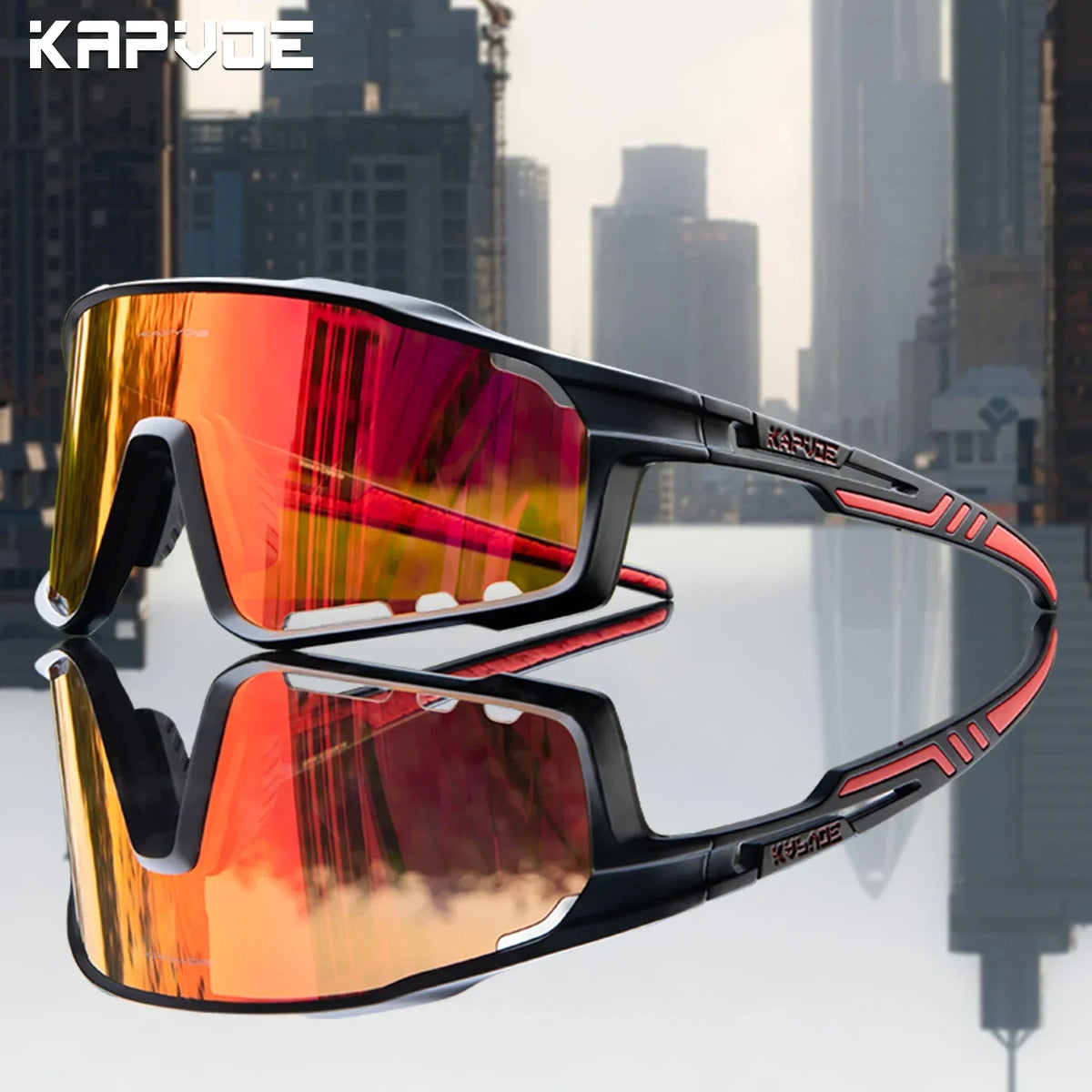 Kapvoe Polarized Cycling Sunglasses with UV400 Protection