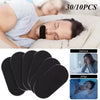 Comparaison avant et après des bandes buccales médicales anti-ronflements pour le sommeil.
