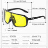 Oversized UV400 Sports Sunglasses for Men