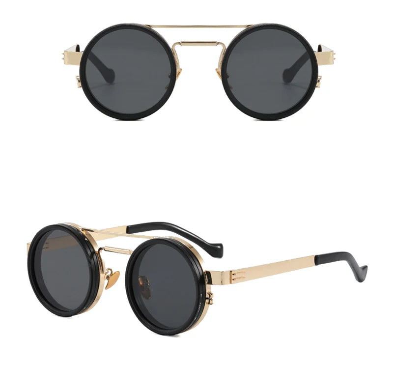 Vintage Round Polarized Sunglasses with UV400 Protection
