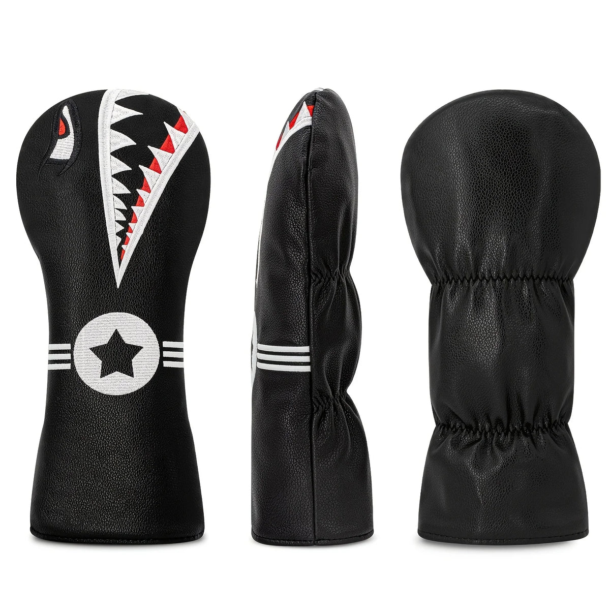 Shark Design Golf Club Covers for Fairway Woods and Hybrids