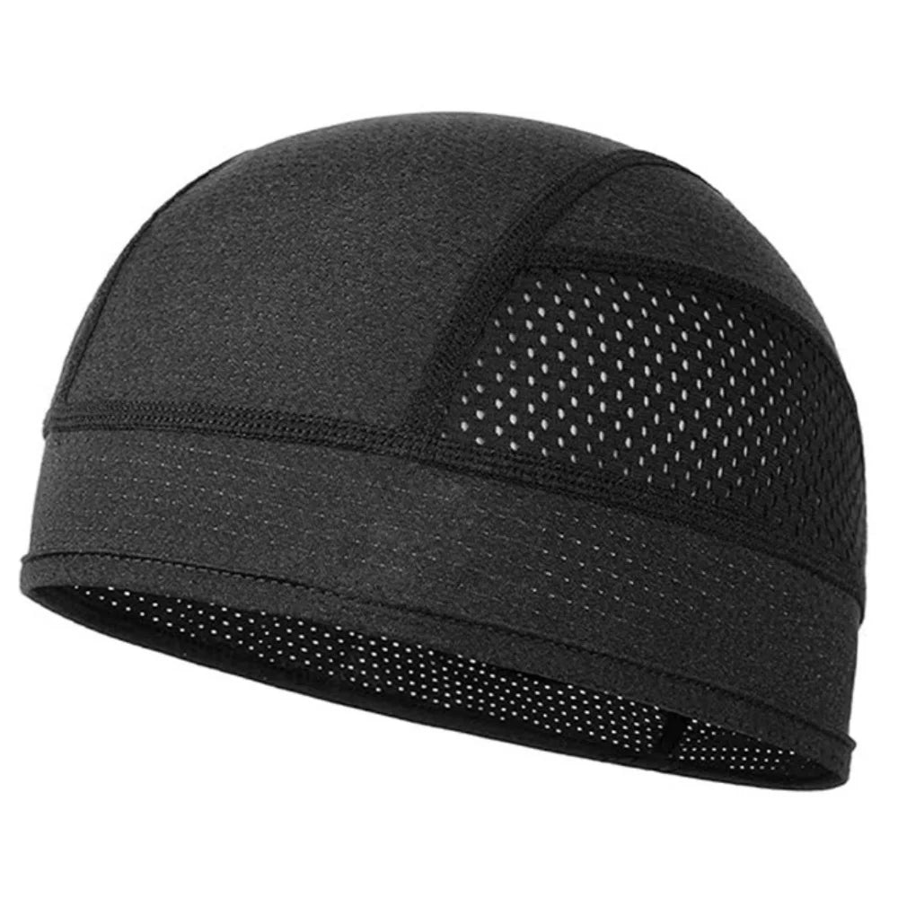Breathable Mesh Cycling Skull Cap with Sweat-Wicking Liner