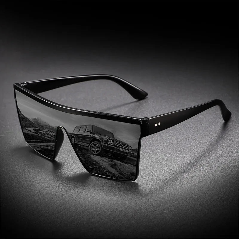 Oversized One-Piece Sunglasses for Men and Women