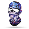 Skull Print Full Face Balaclava for Motorcycle & Outdoor Sports