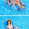 Striped Inflatable Pool Hammock for Adults