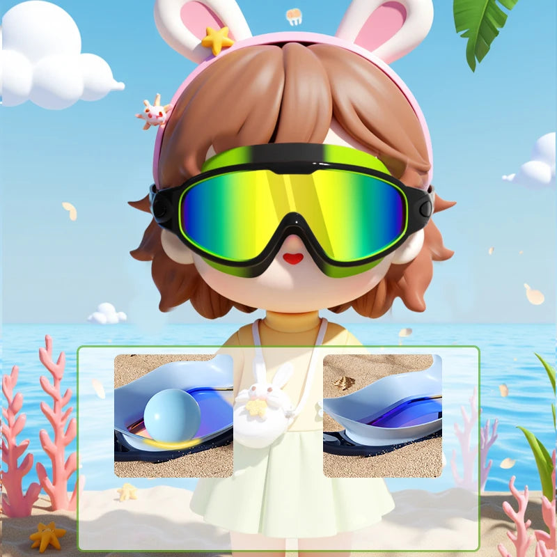 Kids Anti-Fog Swim Goggles with UV Protection