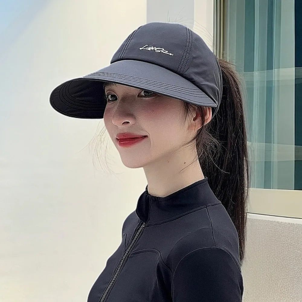 Foldable Wide Brim Sun Hat with Adjustable Strap