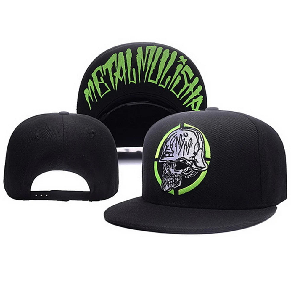 Embroidered Snapback Baseball Cap