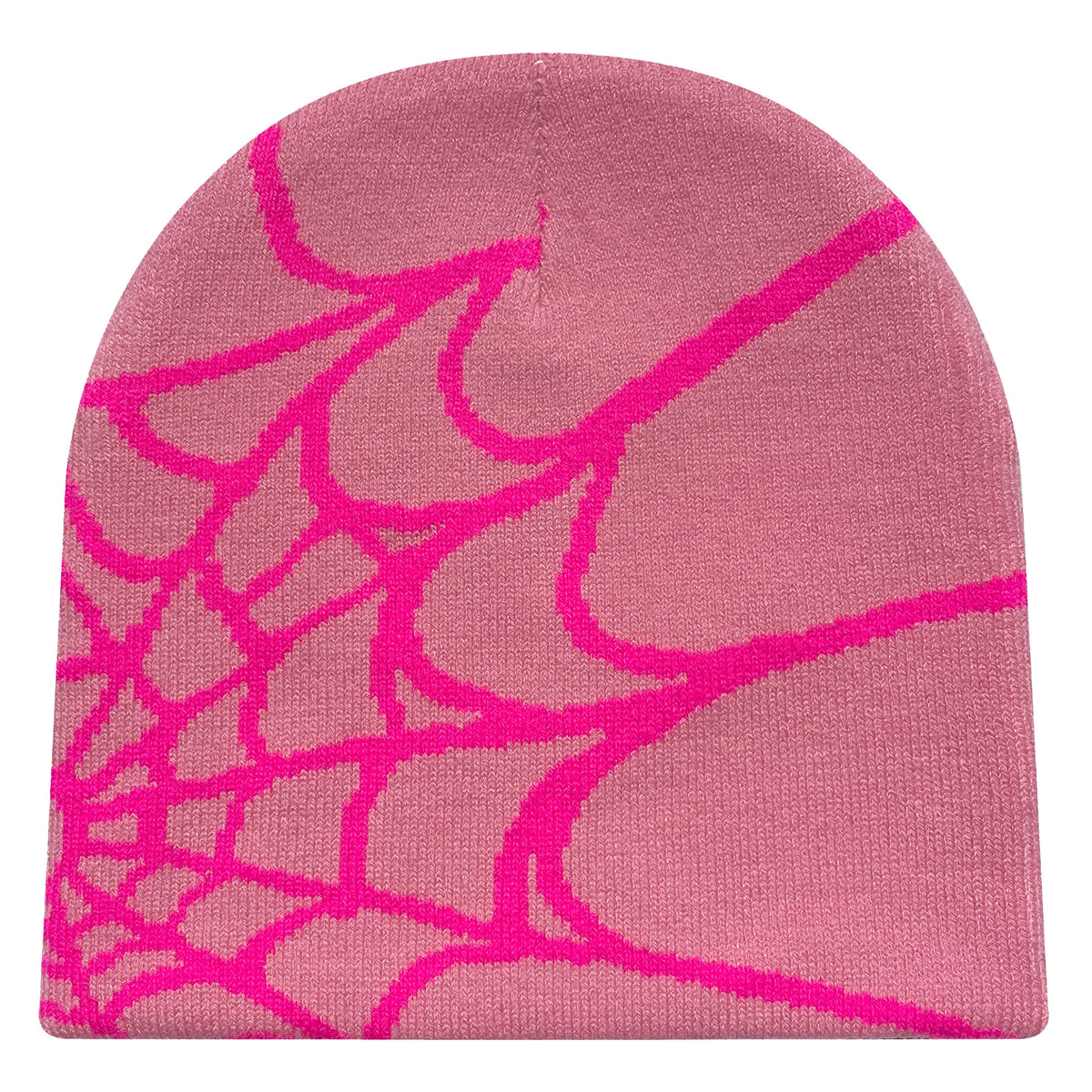 Y2K Spider Web Knit Beanie for Men and Women