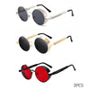 Classic Round Metal Frame Sunglasses with UV400 Protection