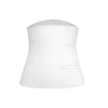 Weißer Postpartum-Recovery-Belly-Binder mit Kuppel-Top und verstellbaren Riemen