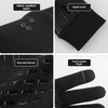 Guantes de invierno negros aislantes e impermeables con detalles como tela repelente al agua, muñequera elástica y agarre ant
