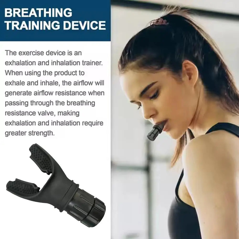 Adjustable Resistance Breathing Trainer for Lung Capacity