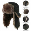 Faux Fur Trapper Hat with Ear Flaps